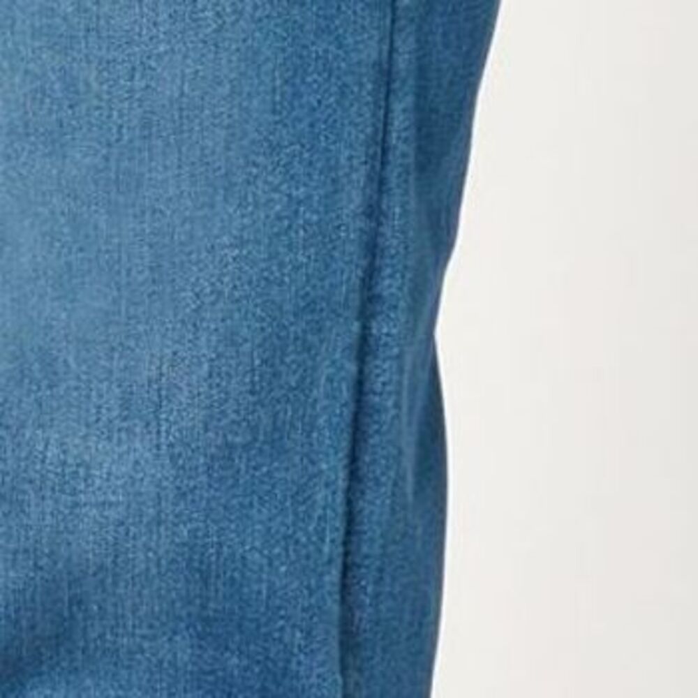 Denim & Co. Women's Pants Sz 10 Indigo Cozy Touch Relaxed Straight Blue A671317 - Picture 2 of 4